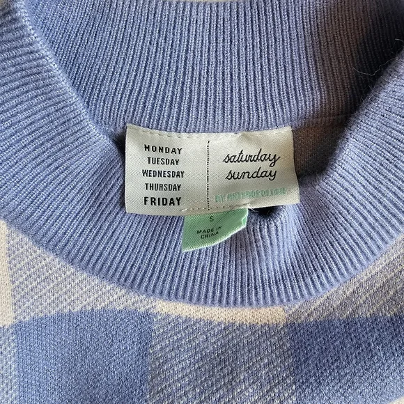 NWT Anthropologie | Two Piece Plaid Lounge Wear Set - Picture 5 of 8